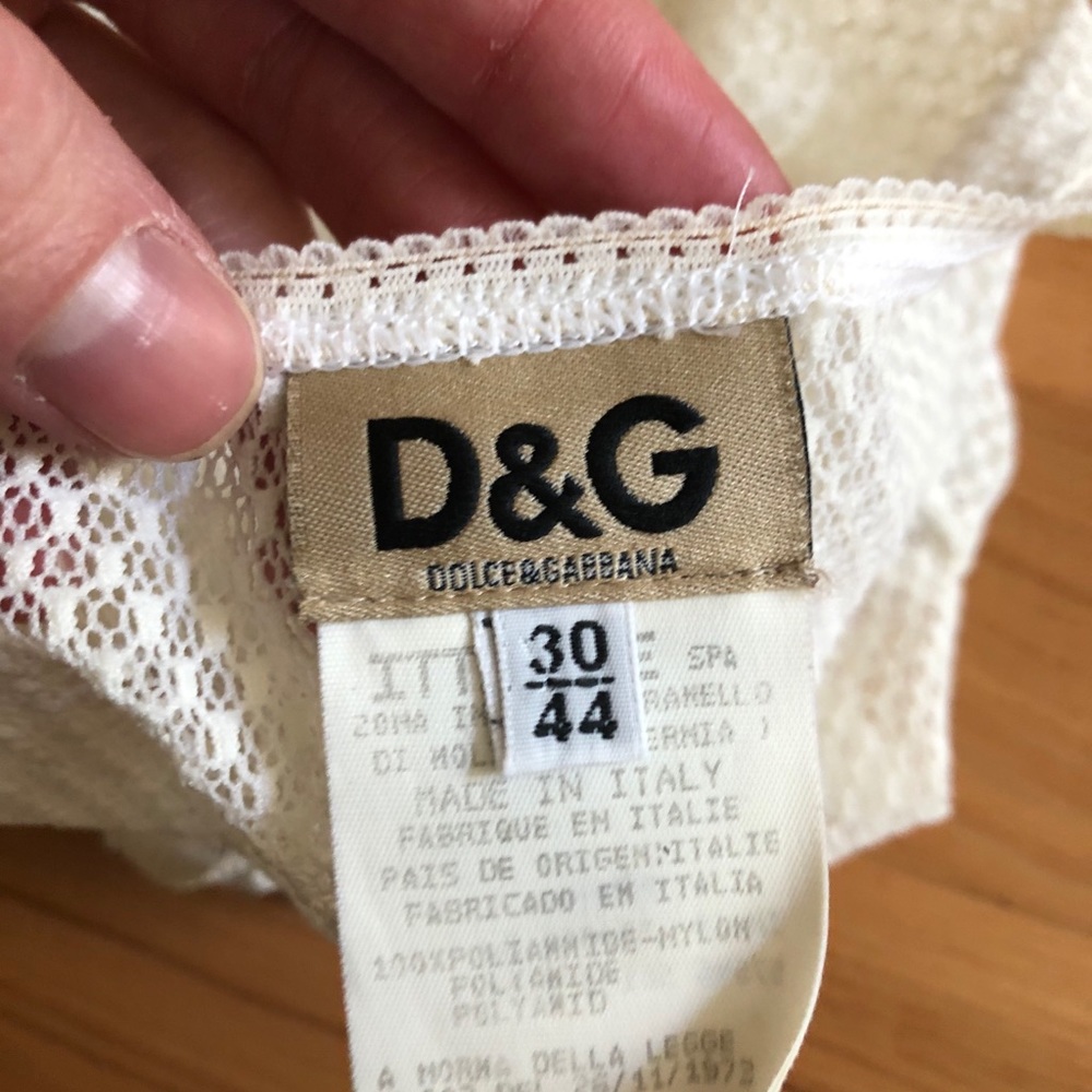 Dolce and Gabbana vintage 90s sheer mesh shirt - Picture 6 of 6